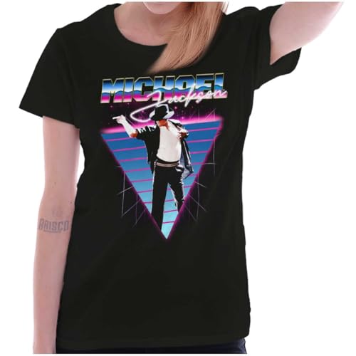 Amazon.com: Michael Jackson 80s Iconic Pop Pose Womens Slim Fit